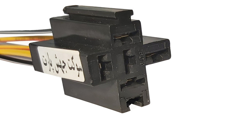 سوکت رله بوق 5 سیم اصلی(سیم خودرویی 2.5)